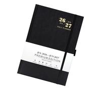 Planificador diario 2026-2027 Cuaderno académico diario de PU 12 meses desde julio de 2026 a junio de 2027 para calendario anual de planificación diaria
