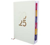 Planificador Diario A5 Calendario Anual, Tapa Blanda Verde | Papel y Pu, Diseño de Planificación Diaria, Cuaderno de Escritura, Formato Pequeño para Organización Académica