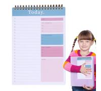 Planificador diario - Cuaderno para el trabajo | Bloc de notas | Planificador de 52 hojas | Listas de blocs de notas | Bloc de notas de cosas para hacer | Planificador para compras navideñas