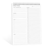 Planificador diario de 24 horas, lista diaria para hacer para el trabajo y la vida personal, planificador de productividad, planificador diario, horario diario, 6.5 x 9.8