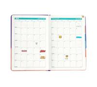 Planificador diario - Diario de bolsillo 2025-2026 | Planificador de apuntamientos | Monthly Weekly Planners 2026 Journal Appointment Organizer for School Home College Classroom Office