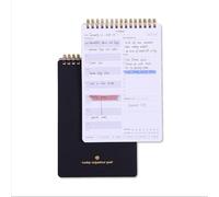 Planificador diario minimalista para el trabajo y el personal - Cuaderno de lista de tareas en espiral superior con horario por hora para organizar tus citas, prioridades, tareas, seguimiento de agua