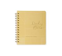 Planificador diario sin fechas, 160 páginas, 16 x 7.25 pulgadas, PAS Daily Grid (877101)