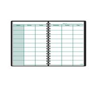 Planificador docente de un vistazo, 21,5 x 27,5 cm, sin fecha, semanal y diario, cuaderno de lecciones acad micas para la familia, tiles escolar
