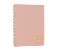 Planificador Mensual 2025-2026 Organizador Diario De Horario Anual Conciso | Planificador Mensual Portátil Y Libro De Calendario Para Escuelas, Cocinas, Escritorios, Viajes, Familias, Est