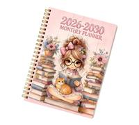Planificador mensual 2026-2030 Programa 5 Años 60 2026-2030 Encuadernado a