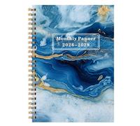 Planificador mensual - 2026 a 2028 Journal anual para la programación, pestañas de 36 meses con encuadernación de bobina, calendario calendario para negocios universitarios escolares, organización de