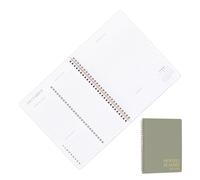Planificador mensual estético - Notebook Organizador de calendario, Libro de programación sin problemas | Revista de la lista de verificación de tareas para familia, estudiantes, maestros y rutina de