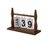 Planificador mensual para el próximo año, calendario de escritorio, calendario de escritorio, calendario de escritorio reutilizable, elegante calendario perpetuo, calendario de escritorio único para