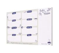 Planificador Menu semanal Pedrita Parker - Weekly planner A4 en Español Sin Fecha: Organizador menu semanal de comidas con Lista de la compra [52 hojas de Alto Gramaje]