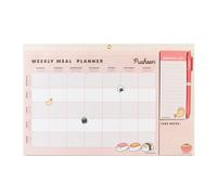 Planificador Menu semanal Pusheen Sushi - Weekly planner A4 Sin Fecha: Organizador menu semanal de comidas con Lista de la compra KAWAII [50 hojas de Alto Gramaje]