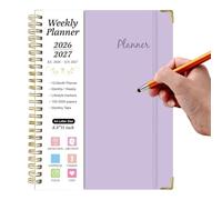 Planificador Para 2026-2027 Cuaderno Calendario Académico Mensual Semanal