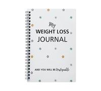 Planificador Pérdida Peso Ejercicio Dieta Dieta Dieta Para Gestión Peso Entrenamiento Diario Notebebook Pendero Peso Revista 5.51x8.27 Pulgadas Fitness Establecimiento Objetivos