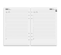 Planificador Semanal 2026 A5 Recambios para Calendario 6 Agujeros, Agenda 2026 1 de Enero-31 de Diciembre con Planificador Mensual, Organizador Personal, Contactos, Diario Recambio 100 GSM Papel