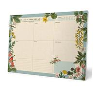 Planificador semanal A3 Botanical - Weekly planner : Planner Sin Fecha en Español - Organizador semanal escritorio [54 págs. con Alto Gramaje]