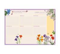 Planificador semanal a3 wild flowers - weekly planner : planner sin fe