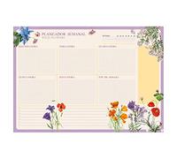 Planificador semanal a3 wild flowers - weekly planner : planner sin fe