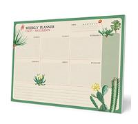 Planificador semanal A4 Botanical - Weekly planner : Planner Sin Fecha en Inglés - Organizador semanal escritorio [54 págs. con Alto Gramaje]