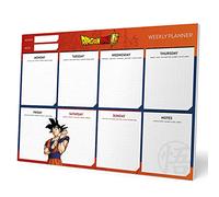 Planificador semanal A4 Dragon Ball - Weekly planner : Planner Sin Fecha - Organizador semanal escritorio [54 págs. con Alto Gramaje]