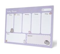 Planificador semanal A4 Pusheen Moments - Weekly planner : Planner Sin Fecha - Organizador semanal escritorio [54 págs. con Alto Gramaje]| Papelería Kawaii
