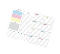 Planificador semanal de alta calidad con 52 páginas coloridas para programación durante todo el año y notas para escribir notas