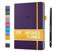 Planificador semanal sin fecha STM B5 2024-2025+ ¡Bolígrafo gratis! Su planificador diario para lograr objetivos semanales y anuales, con planificador mensual para actividades académicas y laborales