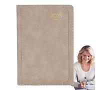 Planificador semanal y mensual 2025, planificador de calendario 2025, Libro de calendario semanal diario con pestañas, Agenda diaria sin fecha de 12 meses de 6 x 8 pulgadas con pestañas