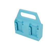 Planificador suspendido de múltiples ranuras para baterías de mentira, herramienta de poliestireno fuerte con efecto de plan de ahorro de espacio, estante de batería negro inmune