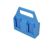 Planificador suspendido de múltiples ranuras para baterías de mentira, herramienta de poliestireno fuerte con efecto de plan de ahorro de espacio, estante de batería negro inmune