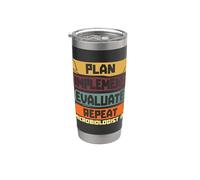 Planificar Implementar Evaluar Repetir Science Lab Microbiólogo Vaso térmico de acero inoxidable de doble pared