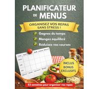 Planificateur de menus: Pour des repas sans charge mentale
