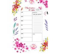 Planificateur de Repas Hebdomadaire avec Liste de Courses: Organisation Facile des Menus et des Achats