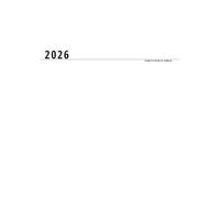 Planificateur de semaine 2026: Carnet de notes / Agenda personnel ou Liste des tâches, Blanc (53 semaines), Format XXL