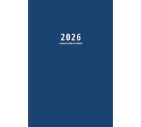 Planificateur de semaine 2026: Carnet de notes / Agenda personnel ou Liste des tâches, Bleu foncé (53 semaines)