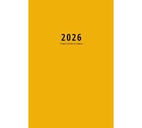 Planificateur de semaine 2026: Carnet de notes / Agenda personnel ou Liste des tâches, Jaune (53 semaines)