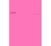 Planificateur de semaine 2026: Carnet de notes / Agenda personnel ou Liste des tâches, Rose (53 semaines), Format XXL