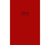 Planificateur de semaine 2026: Carnet de notes / Agenda personnel ou Liste des tâches, Rouge (53 semaines)