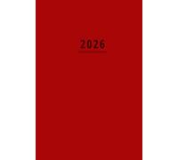 Planificateur de semaine 2026: Carnet de notes / Agenda personnel ou Liste des tâches, Rouge (53 semaines)