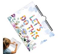 Planificateur Mensuel Non Daté - Carnet De Notes 12 Mois Thème Floral 21x28,5 Cm, 180 G, Papier Haute Qualité, Organisateur Esthétique Pour Études, Travail, Agenda Quotidien, Journal