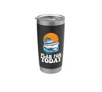 Planifique hoy La vida en lancha a motor es mejor en la vida del lago Vaso térmico de acero inoxidable de doble pared