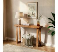 Plank+Beam Mesa consola de madera maciza, 36 pulgadas, mesa de sofá, mesa de entrada estrecha para pasillo, detrás del sofá, sala de estar, vestíbulo, fácil montaje, color pacana