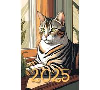 Planner 2025, 2026, 2027, 2028, 2029, 2030 American Shorthair: 378-page Calendar for every day of the year, including every hour with extra montly and yearly page with cats American Shorthair