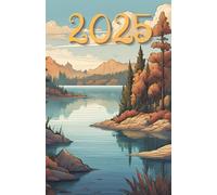 Planner 2025, 2026, 2027, 2028, 2029, 2030 Landscape: 378-page Calendar for every day of the year, including every hour with extra montly and yearly page with Landscapes