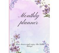 Planner 2025-27, Weekly and Monthly Calendar Academic Planner, Paper cover Teacher School Student Agenda with Tabs, Ideal for School Office Supplies, - Lavender