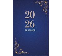 PLANNER 2026: Daily and Weekly Organizer with Habit Tracker and Vision Board - 5.5"x8.5" Portable Agenda for Goal Setting and Productivity