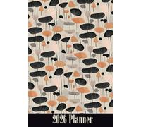 Planner 2026: One Year Schedule Organizer 12 Months from January to December, Pretty Flowers Design