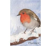 Planner: Cute Birds on Cover | Includes 12 Undated Months | Financial Trackers | Graphs | and More | Convenient Size to fit in purse, 6 x 9 inches | 110 pages