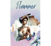 Planner for Women Black African American Woman Watercolour Pretty Beautiful 80 Pages A5 Lined Notebook Diary: Florence