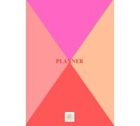 Planner Fun & Haut de Gamme - Organisation & Objectifs de l’Année: Agenda Hebdomadaire Non Daté A5 Rose & Bleu