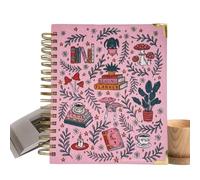 Planner Lectura Estudiante, Cuaderno Seguimiento Lectura, Accesorio Diario con Función, Cuaderno con Detalles, 8,27x5,9x0,79 pulgadas Equipo Escuela, Producto compacto para Familia Aplicación